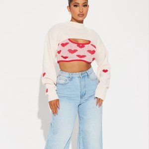 Heart sweater